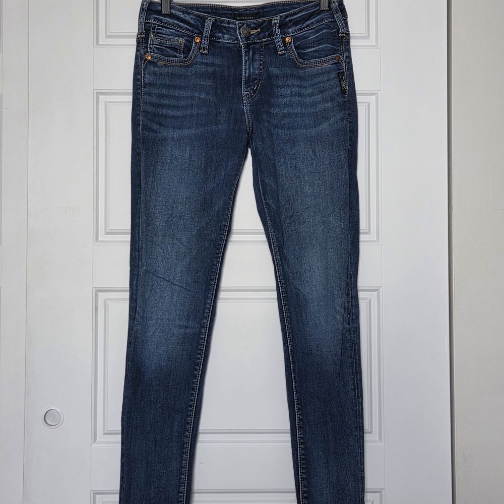 Silver Jeans Skinny Low Rise Classic Blue Women's ***Never Worn***